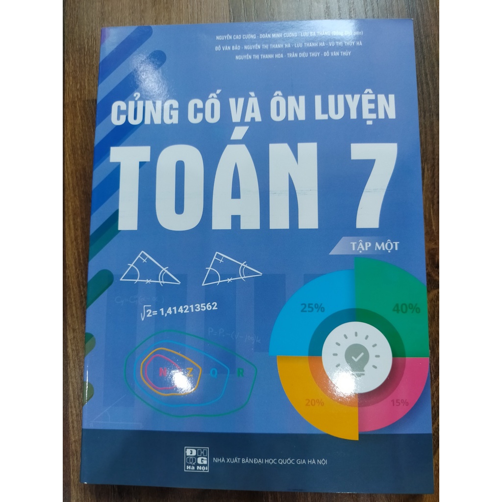 Sách - Củng cố và Ôn luyện Toán 7 (Tập 1 + Tập 2) theo chương trình giáo dục phổ thông mới