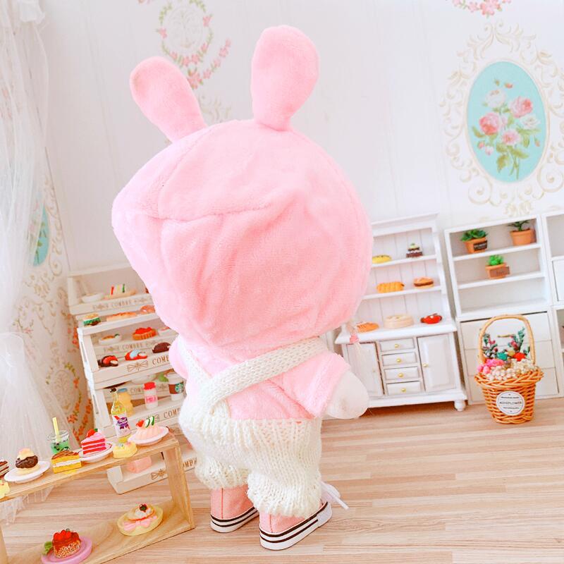 Phụ kiện trang phục áo sweater/quần yếm/ giày dễ thương phù hợp cho búp bê 20cm
