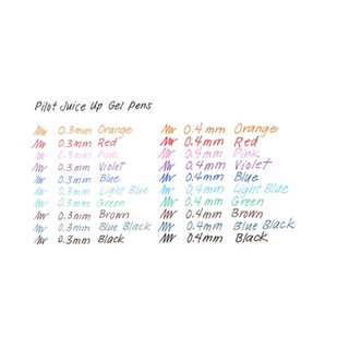 VỈ 10 MÀU BÚT PILOT JUICE UP