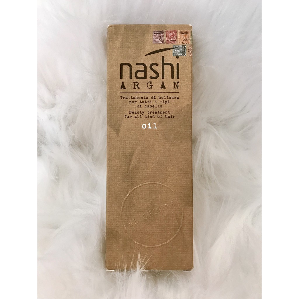 Tinh dầu NASHI ARGAN OIL 100ml phục hồi tóc hư tổn hiệu quả