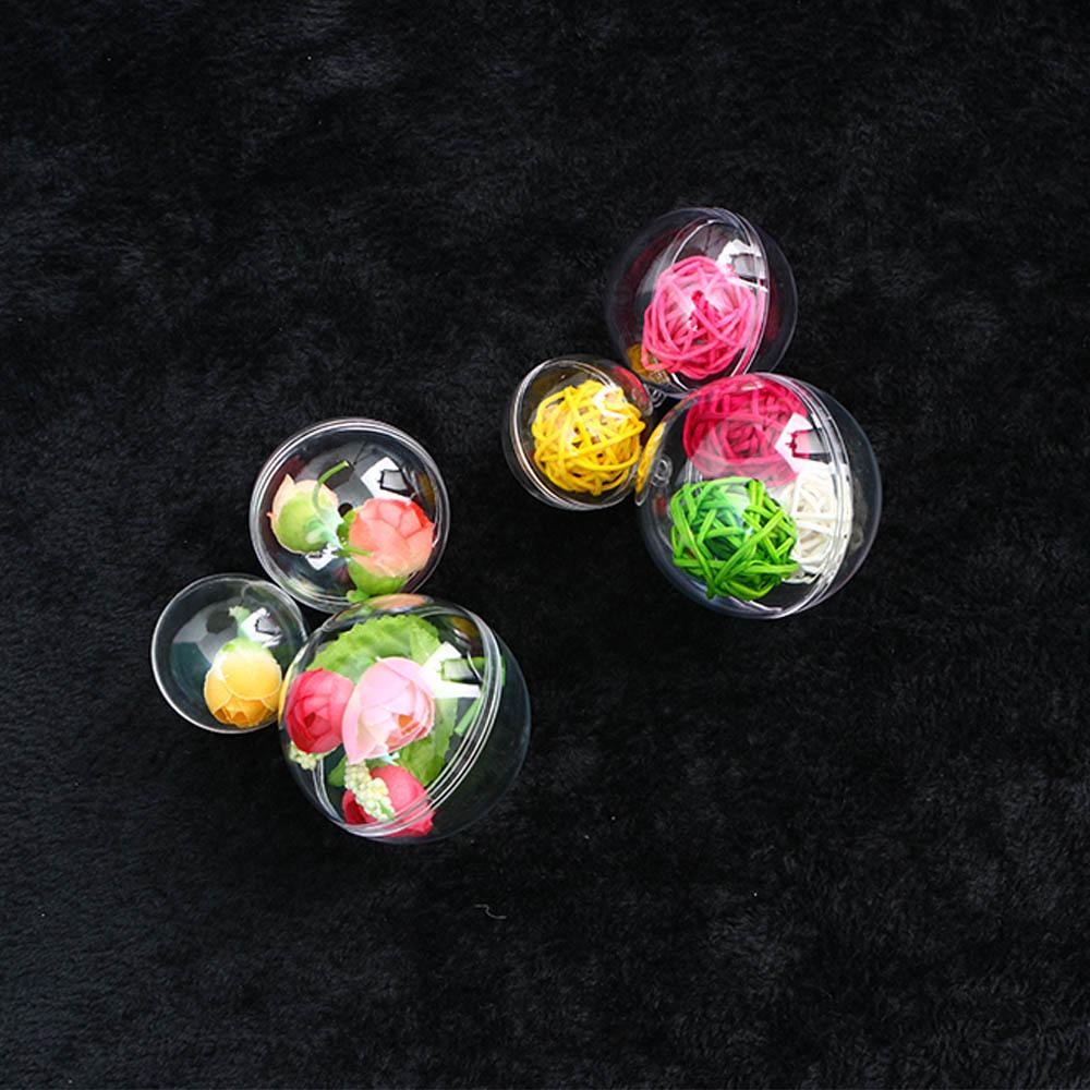 Set 20 Hộp Nhựa Trong Suốt Đựng Kẹo Trang Trí Tiệc Cưới