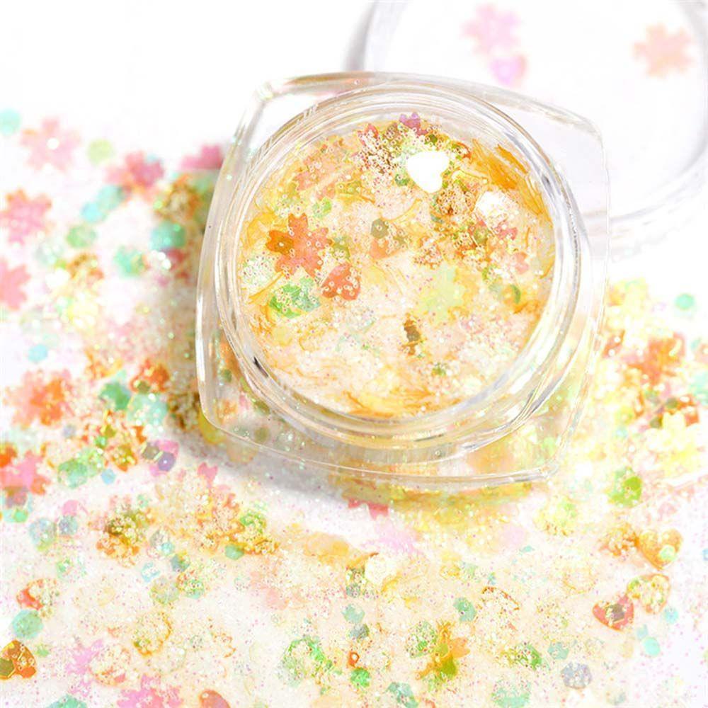 Hộp Kim Tuyến Laser Lấp Lánh Thời Trang Trang Trí Móng Nghệ Thuật DIY