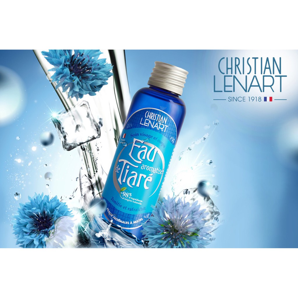 Nước Hoa Hồng Chiết Xuất Từ Cánh Hoa Tiaré Christian Lenart Eau Aromatisée De Tiaré 100ml