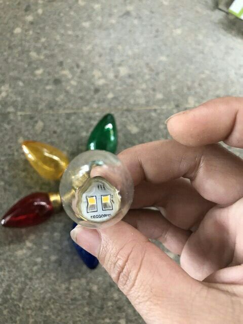Bóng ớt Led Thủy Tinh 0.5w siêu bền ánh sáng rất đẹp tiết kiệm điện không tỏa nhiệt đui E12