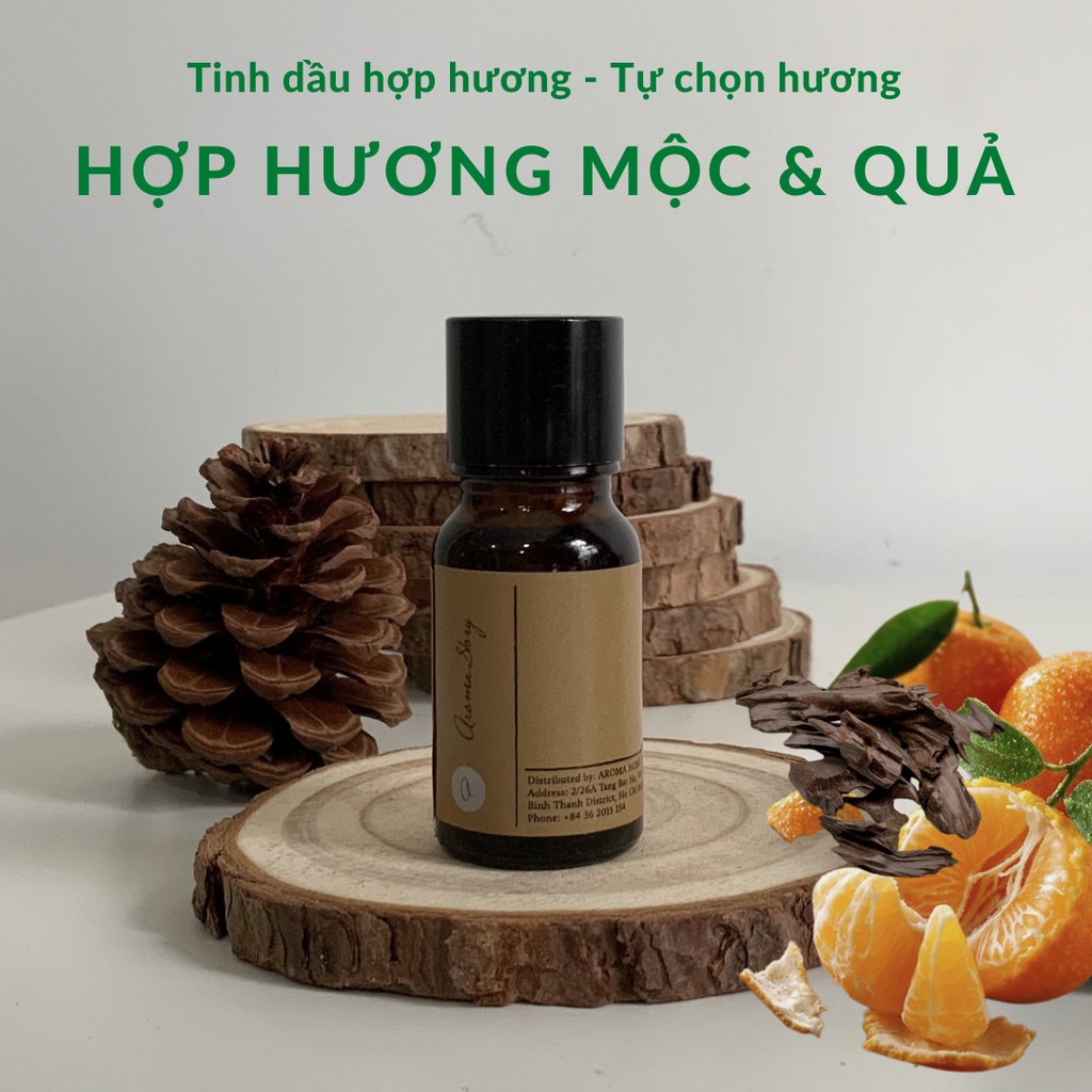 Tinh Dầu Hợp Hương Các Loại Gỗ (Mộc) Và Trái Cây Aroma Story, Dùng Xông Phòng Khử Mùi, Làm Nến Thơm