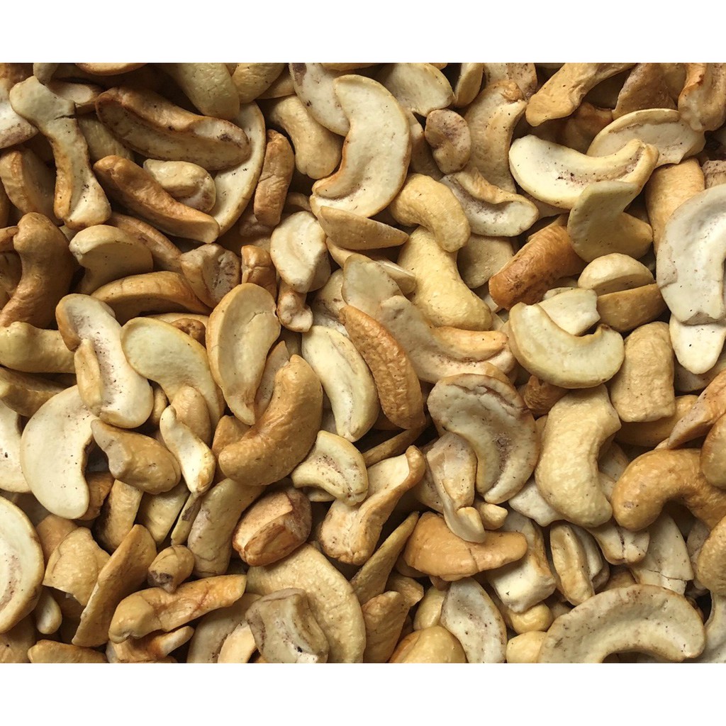 Hạt điều vỡ đôi, vỡ ba sạch vỏ rang muối 100gr