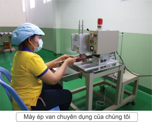 [100] Túi ép van một chiều thoát khí