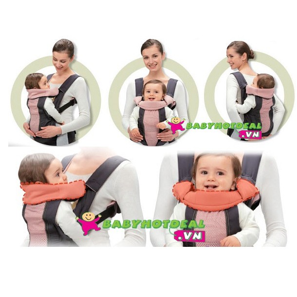 Địu em bé Combi La Qpit 3 cách