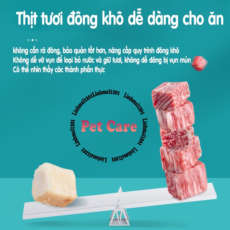 Thức ăn cho rùa thịt tươi đông khô yee