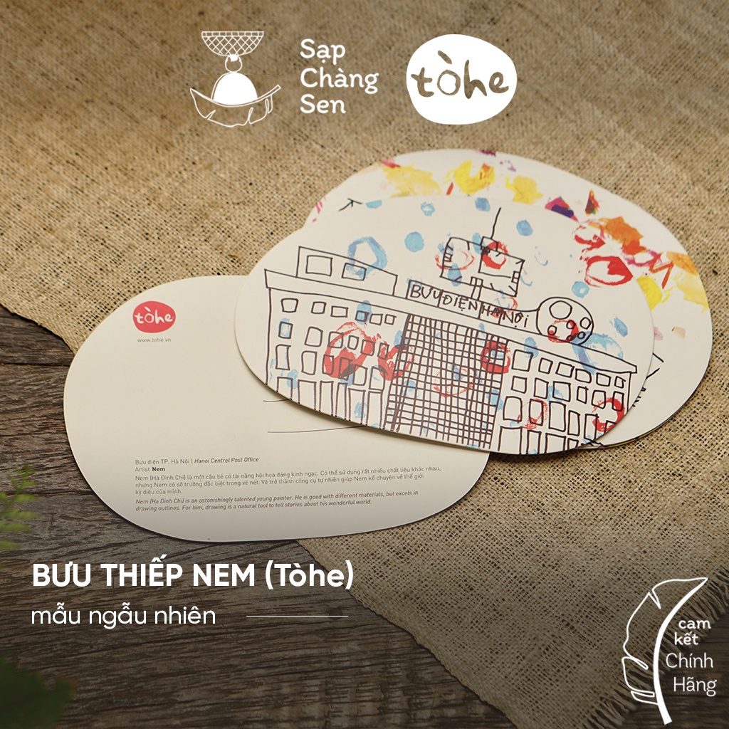 Bưu thiếp Nem (tòhe) - mẫu ngẫu nhiên