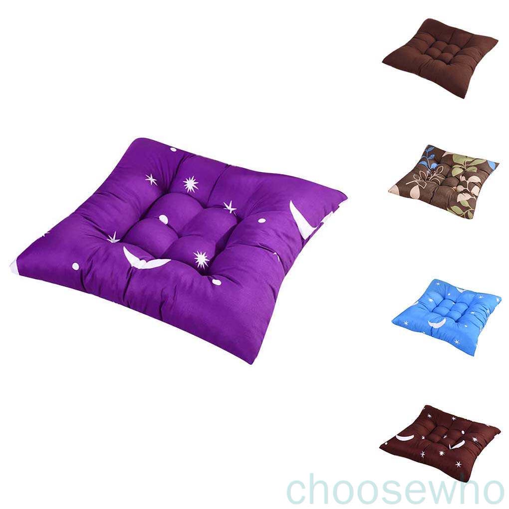 Đệm lót ghế ngồi họa tiết chữ/ mặt trăng/ ngôi sao độc đáo trang trí phòng khách/ văn phòng