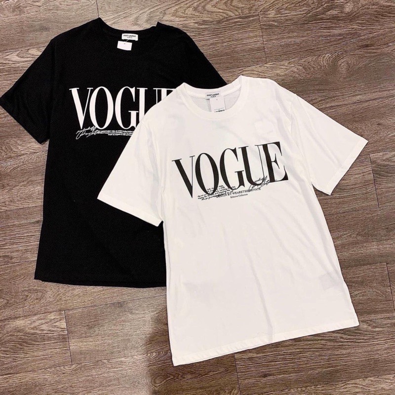 Áo Thun Xuất Hàn Vogue Tee Couple T-Shirt