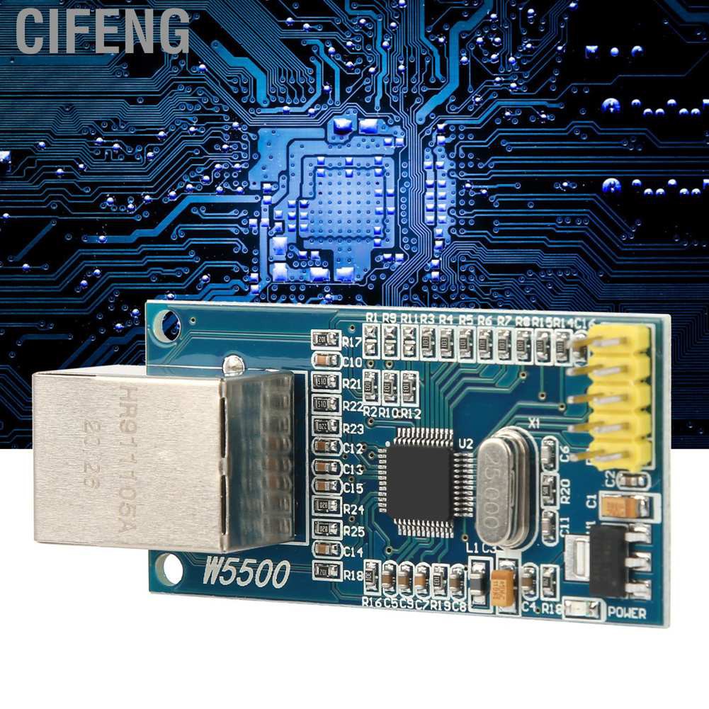 Cifeng Electronic Components New W5500 Ethernet Networks Module Hardware TCP/IP for Microcontroller Automatic