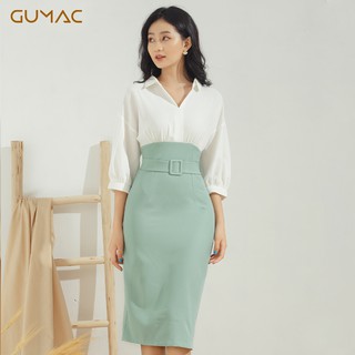 Đầm phối phụ kiện DA638 GUMAC