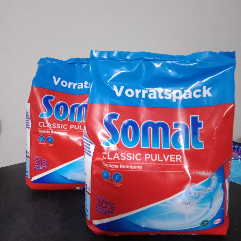 combo 2 túi bột rưta bát somat dùng cho máy rửa chén bát