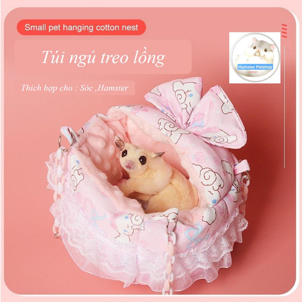 Túi ngủ / Võng treo lồng cho Hamster, Sóc Bay, Sóc Bông, Sóc Đất...