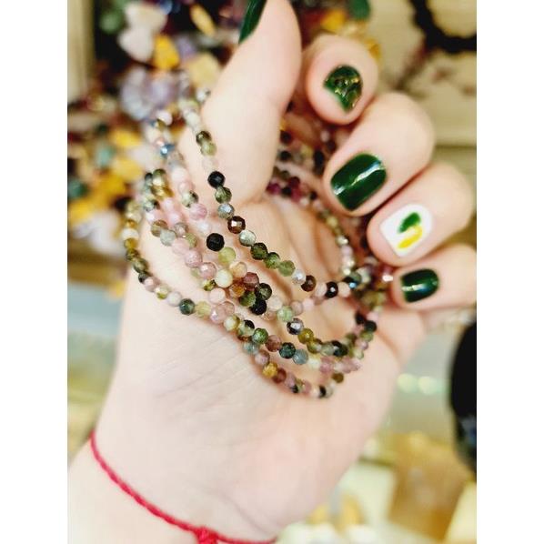 Vòng tay phong thủy đá tourmaline tài lộc - may mắn - bình an