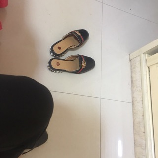 Giầy da lười sục không gót thời trang ( coi kĩ ảnh thật phía cuối )
