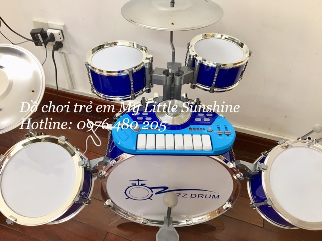 Bộ trống Jazz Drum 10 chi tiết cho bé