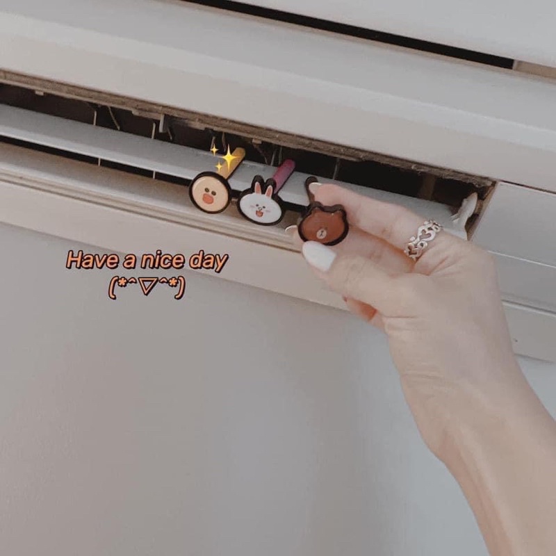 Set 3 que kẹp tỏa hương đa năng mùi kẹo ngọt trái cây