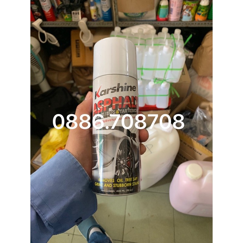 Tẩy keo và nhựa đường Karshine 440ml