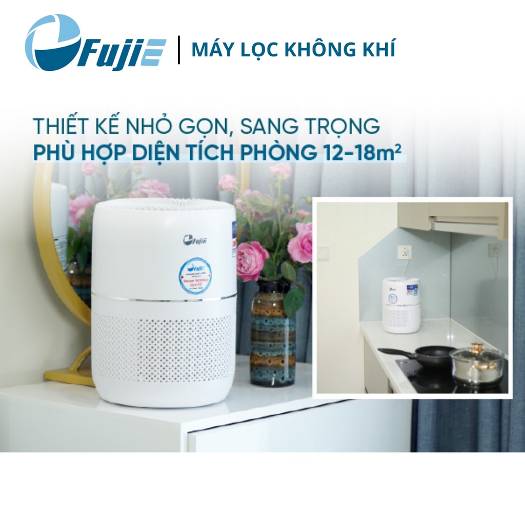 Máy lọc không khí thông minh kết nối Wifi FujiE AP300, công nghệ Nhật Bản, bảo hành 12 tháng toàn quốc