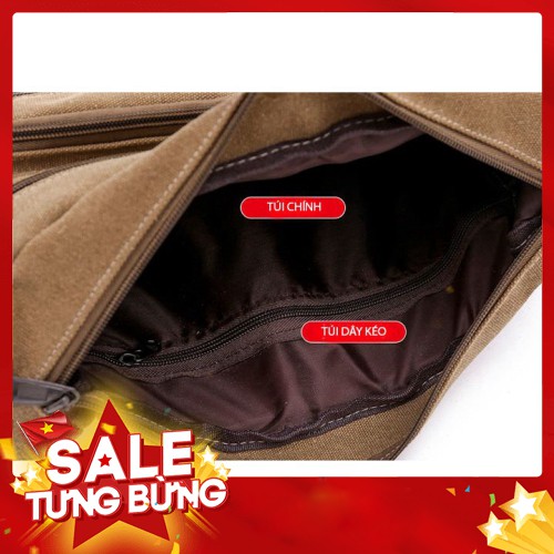 Túi Đeo Chéo Nam, Túi Đeo Nam, (kaki) Túi Đeo Chéo Nam Hàn Quốc, Túi Vải Bố, Túi Đeo Chéo Nam Thời Trang, Túi Đeo C - Hà