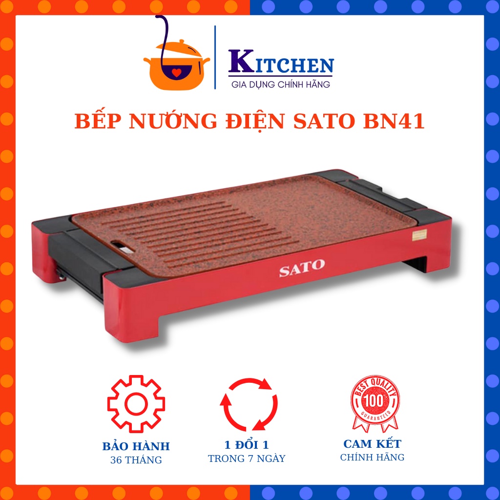 Bếp nướng, bếp nướng điện không khói Goldsun GEG3740/ GEG3701, Khay nhôm đúc dày 1.5mm phủ chống dính, bảo hành 12 tháng
