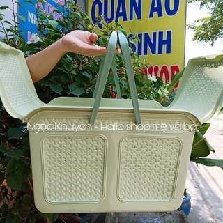 Giỏ đi sanh UMO( làn nắp)