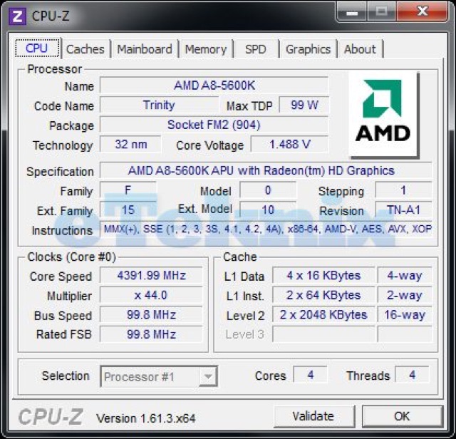 CPU A8-5600K (Socket FM2) | BigBuy360 - bigbuy360.vn