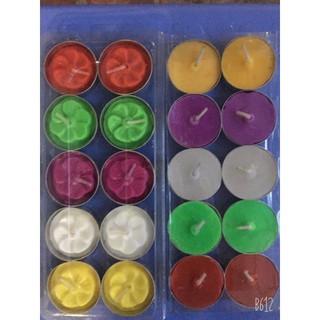 Combo Nến tròn trang hoàng vỉ 10 viên 6