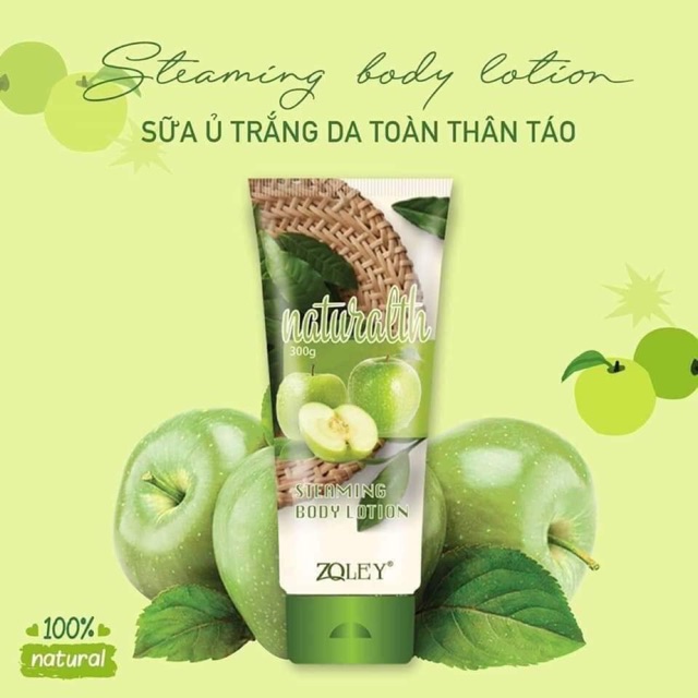 Sữa Ủ Trắng Da Toàn Thân Táo Zoley 300gml