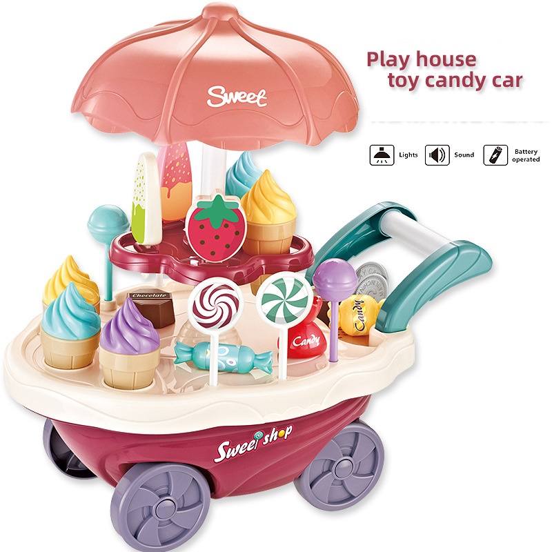Đồ chơi xếp hình ICE CREAM CAR 623 chi tiết, đồ chơi 1 trong 2, 12 trong 1, lắp ráp xe ô tô bán kem cho bé Thanh Xuân