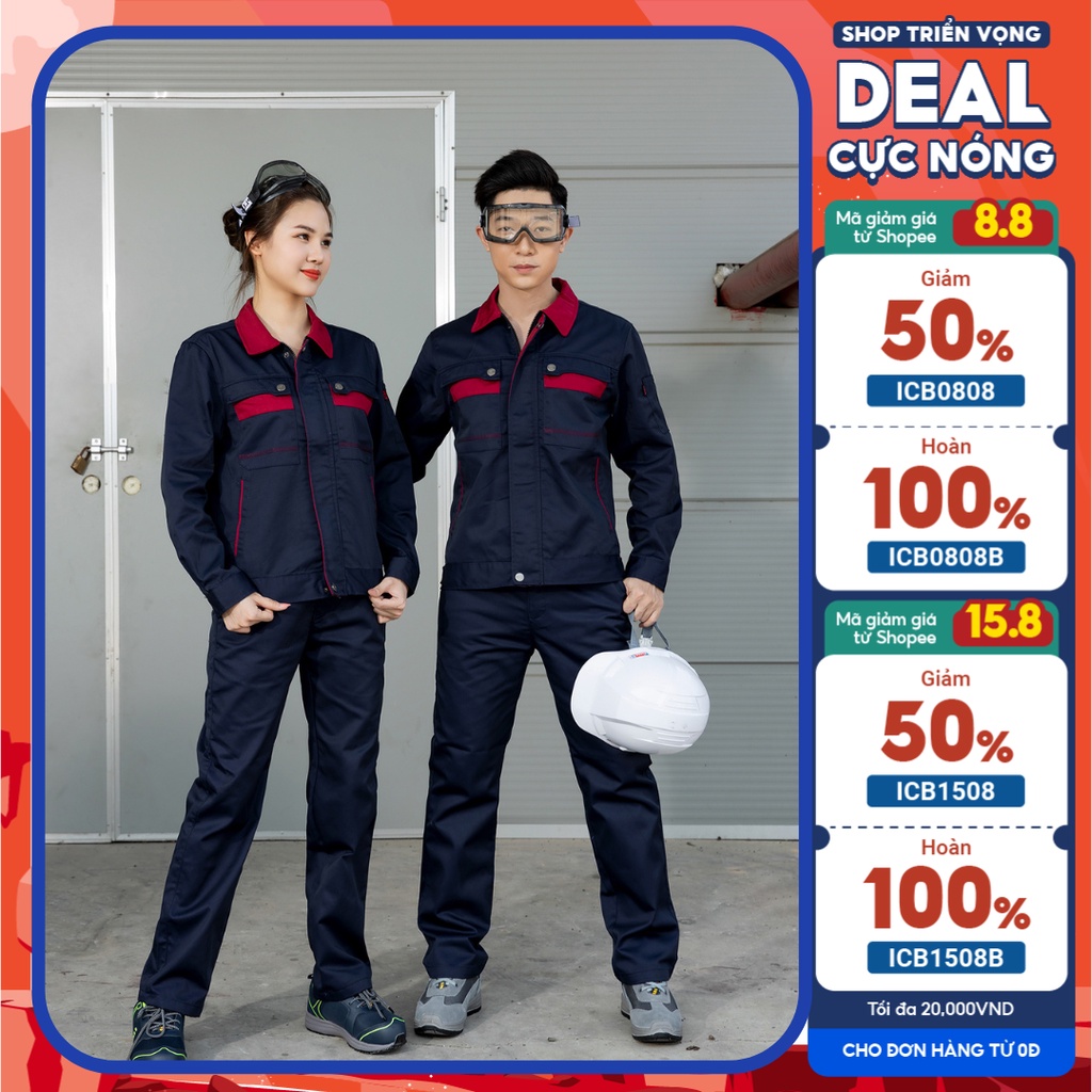 Quần áo bảo hộ lao động cao cấp KCT KEON 807DK