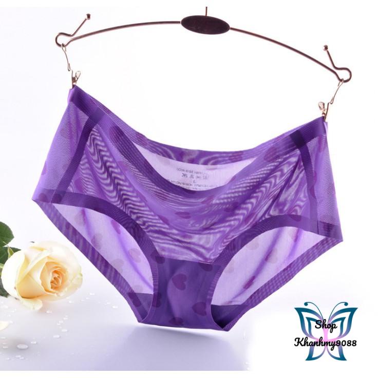 Combo 10 Quần lót nữ đúc su ép viền thông hơi cao cấp thun lạnh có chọn màu chọn size lớn CBQLS08