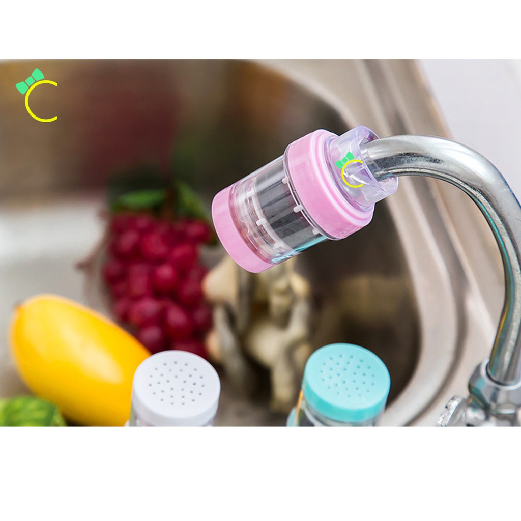 Đầu lọc 2 ngăn nam châm và đá maifan gắn vòi nước - CMPK107 - Cami