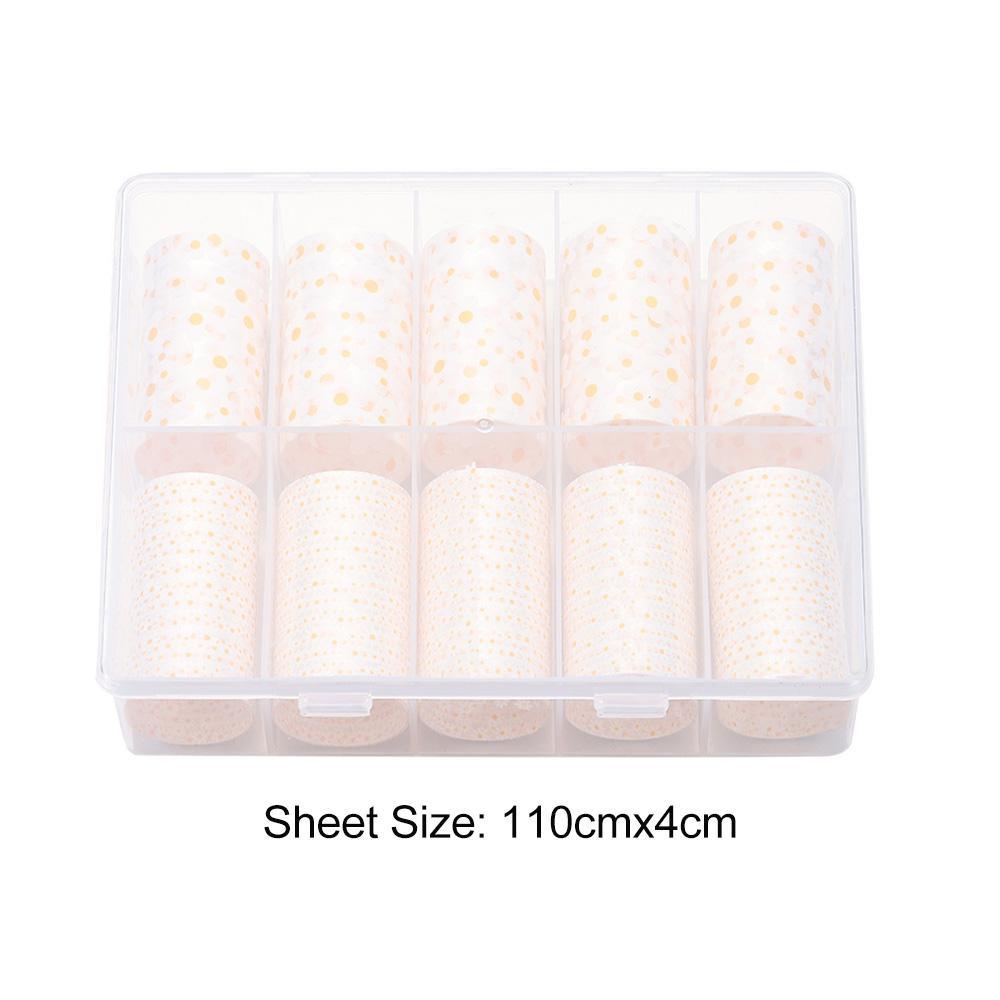 Giấy Foil Dán Móng Nghệ Thuật Họa Tiết Hoa Holographic DIY