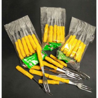 Set 10 dĩa trúc tiện lợi
