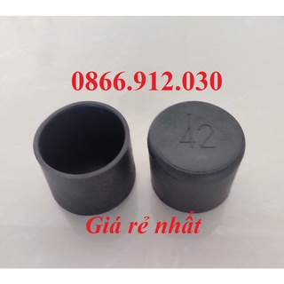 10 chiếc phi 42 mm bao ngoài, chụp chân đế, chụp cao su bịt chân bàn ghế, ống  hộp