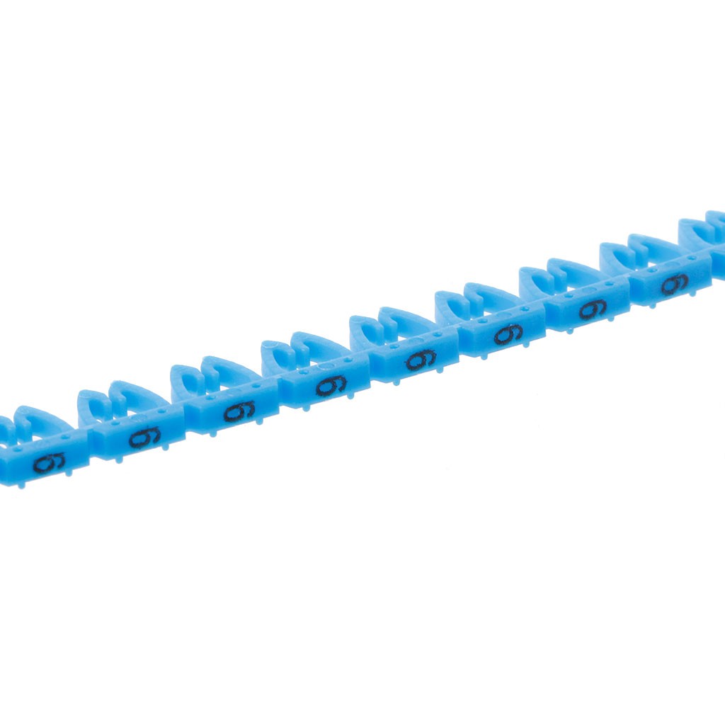 Set 100 thẻ đánh dấu dây cáp RJ45 RJ11 RJ12 nhiều màu sắc chất lượng cao