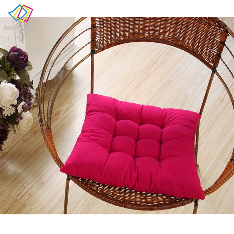 Đệm lót ghế ngồi mềm mại đàn hồi bằng polyester kích thước 41x41cm dùng trong nhà bếp/văn phòng