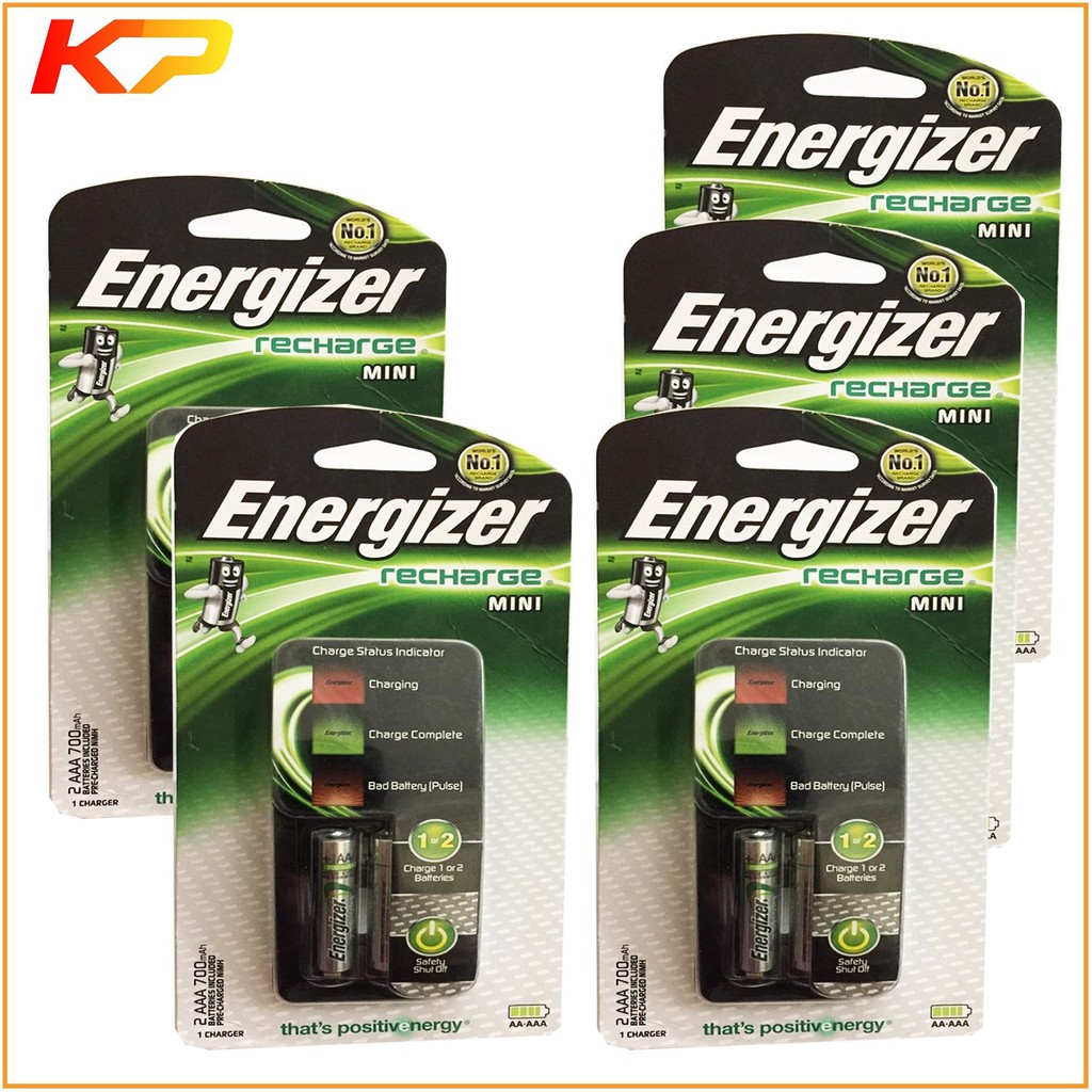 Máy sạc pin AAA, AA Energizer kèm 2 pin AAA 700mah CH2PC4