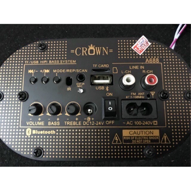 Loa bluetooth SUB Crown 10 vuông, Crown 10 tròn