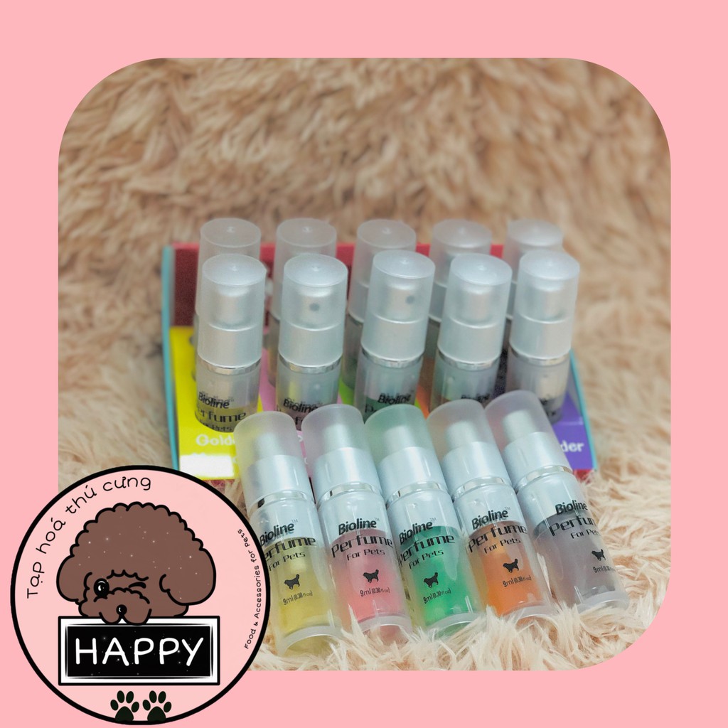 Nước hoa mini Bioline cho chó mèo - Đồ dùng chó mèo [Ảnh thật] [Có sẵn] - Tạp Hóa Thú Cưng Happy