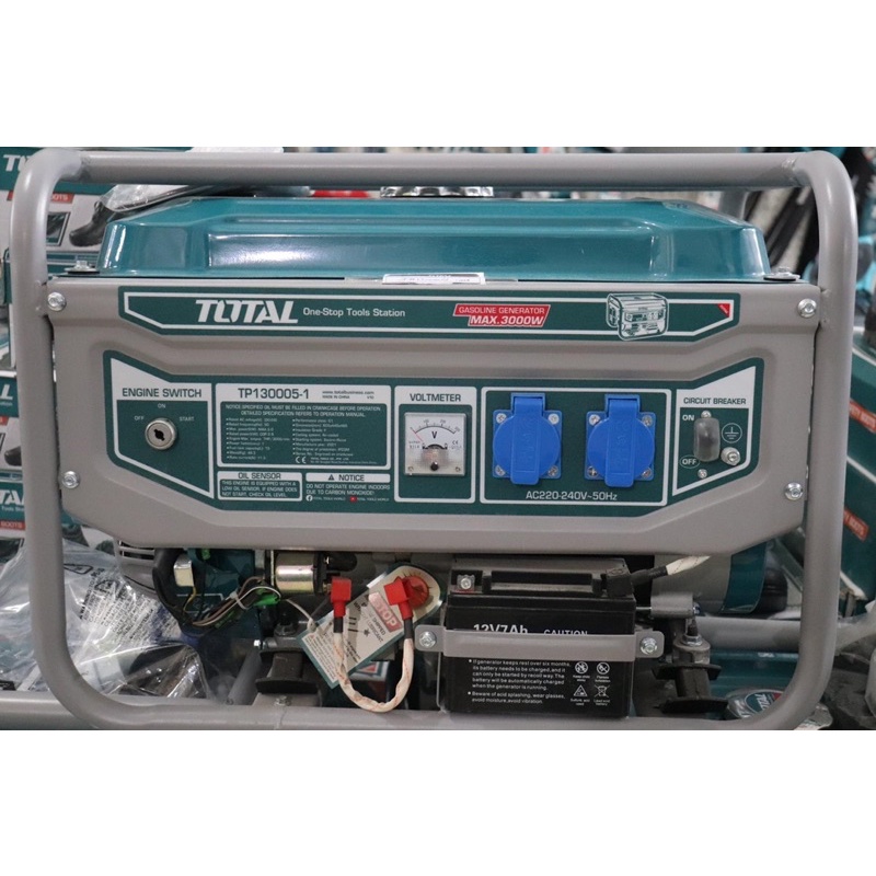 TOTAL MÁY PHÁT ĐIỆN DÙNG XĂNG 3.0 KW TP130005-1 (Cam kết Chính Hãng 100%)