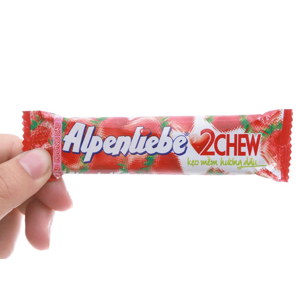 Kẹo Mềm Alpenliebe 2Chew Hương Dâu 24,5g