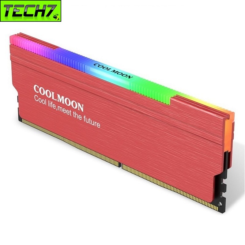 Tản Nhiệt  Led ARGB cho RAM máy tính - Coolmoon CR-D134S RED