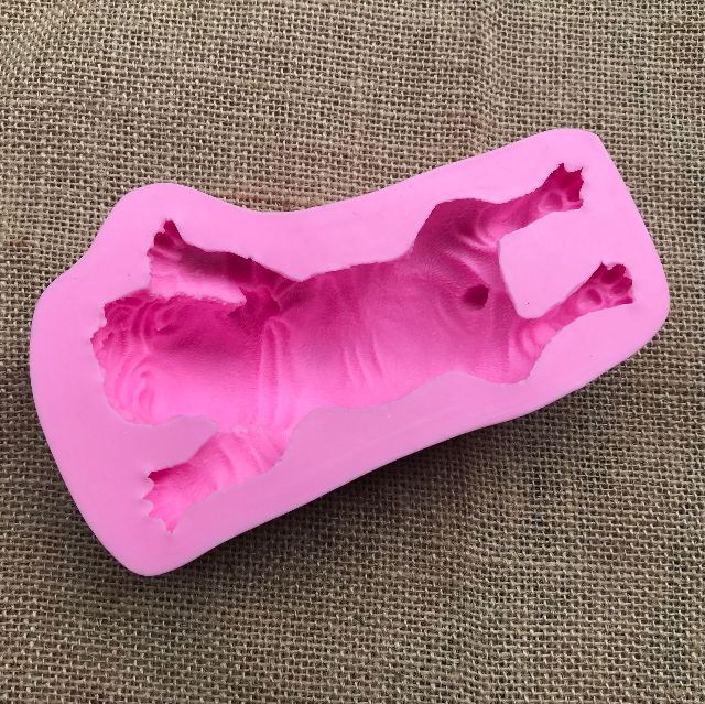 Khuôn silicon 4D Cún con 13cm