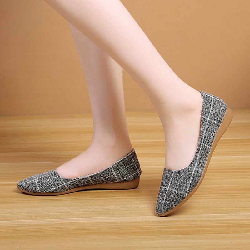 Giày Búp Bê Mũi Nhọn Phong Cách Hàn Quốc Thanh Lịch Dành Cho Nữ XIELUAIZTA