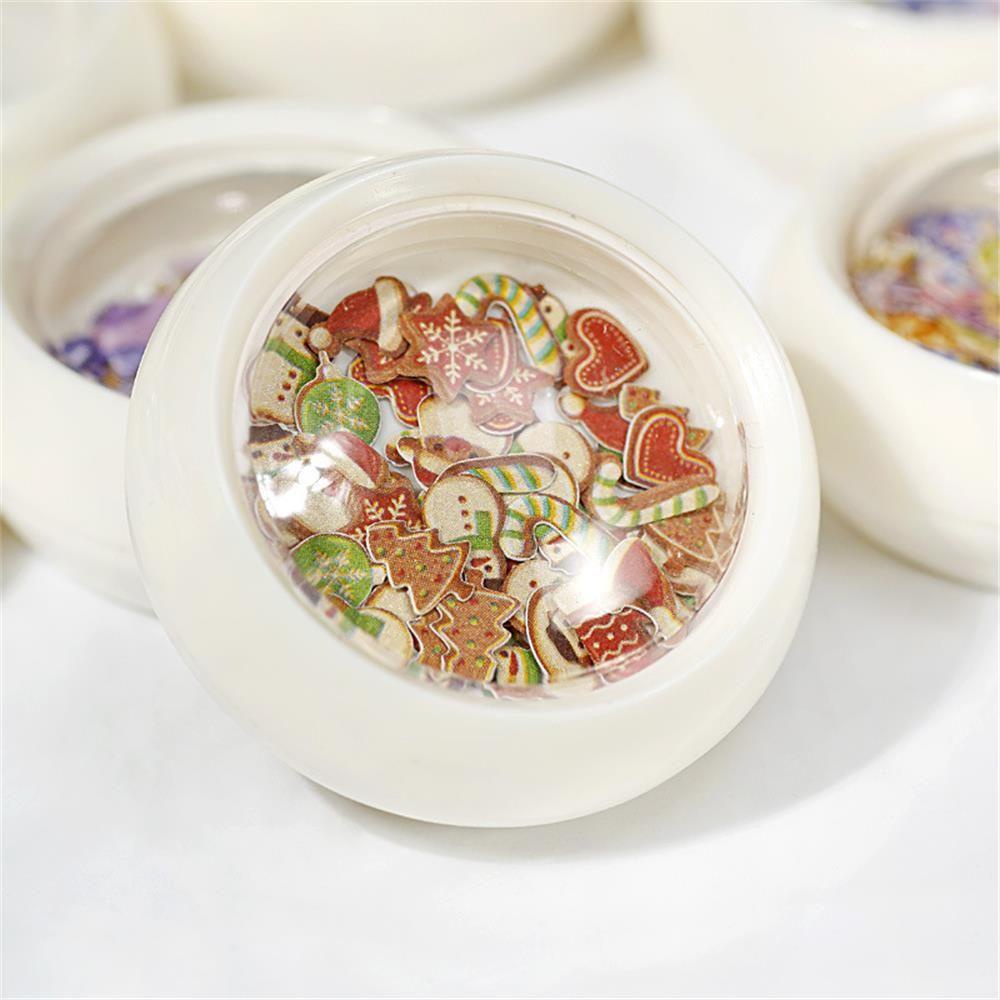 Bột Kim Tuyến Lấp Lánh Trang Trí Móng Tay Nghệ Thuật Chủ Đề Giáng Sinh